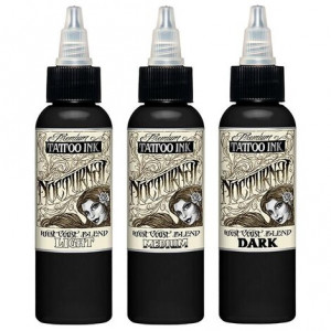 Сет grey wash тату-краски Nocturnal Tattoo Ink WEST COAST BLEND